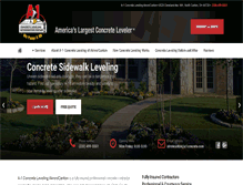 Tablet Screenshot of a1concretelevelingakroncanton.com